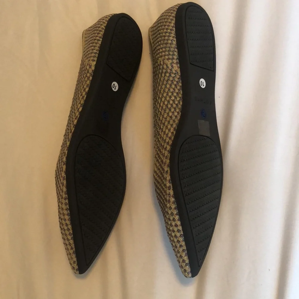 BNIB Mutli Metallic Rothy’s Points Sz 10 - Picture 3 of 6